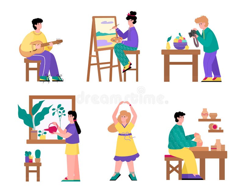 Creative Hobbies Stock Illustrations – 6,707 Creative Hobbies Stock  Illustrations, Vectors & Clipart - Dreamstime