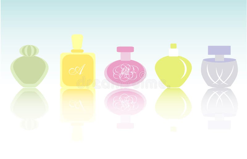 Set of perfumes