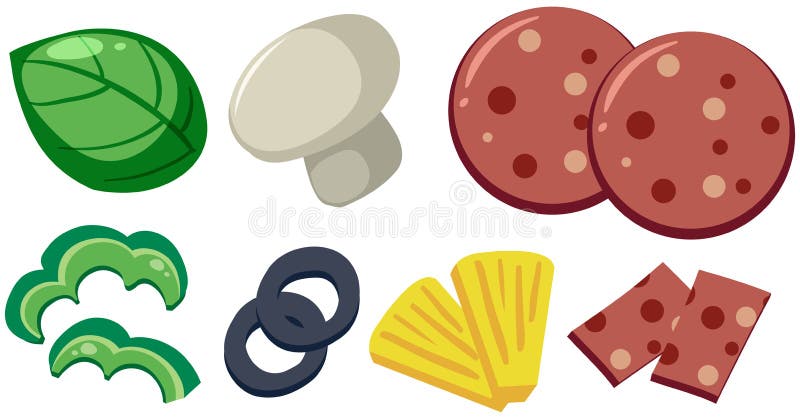 veg pizza pics clipart