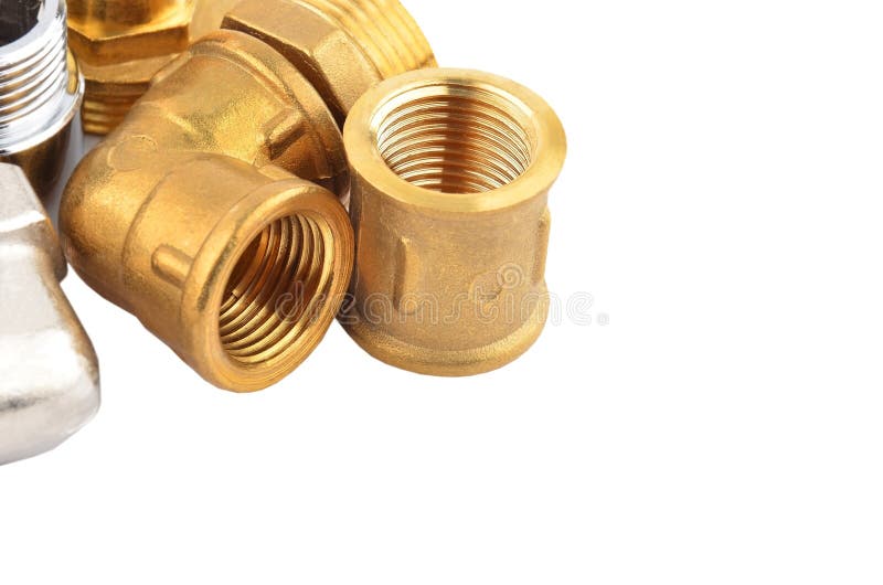 Set of plumbing fitting stock photo. Image of bathroom 108345704