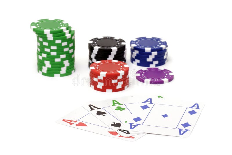 Set of Poker Chips and Cards Stock Image Image of chance, luck 31471675