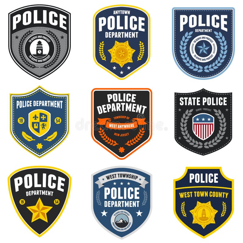 Police Patches Stock Illustration Of Badge, Banner 29760866