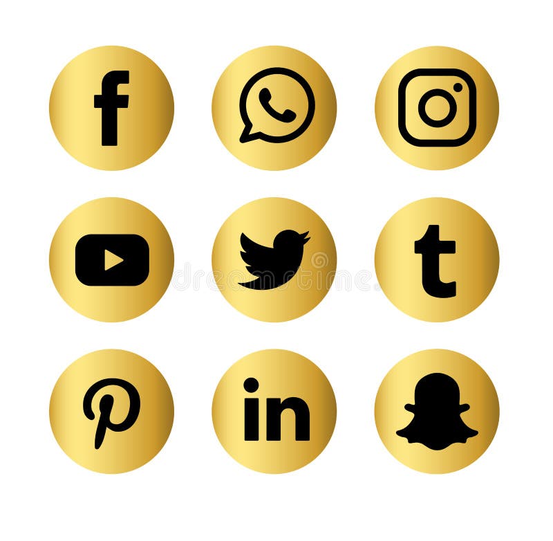 Gold Facebook Icon Stock Illustrations 260 Gold Facebook Icon Stock Illustrations Vectors Clipart Dreamstime