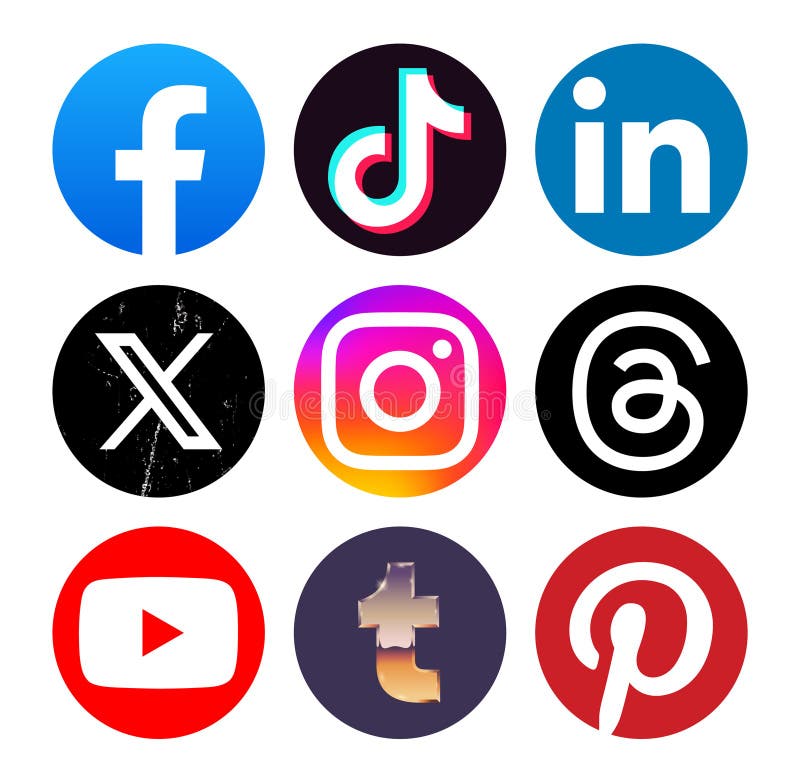 Instagram Facebook Tik Tok Social Media Profile 