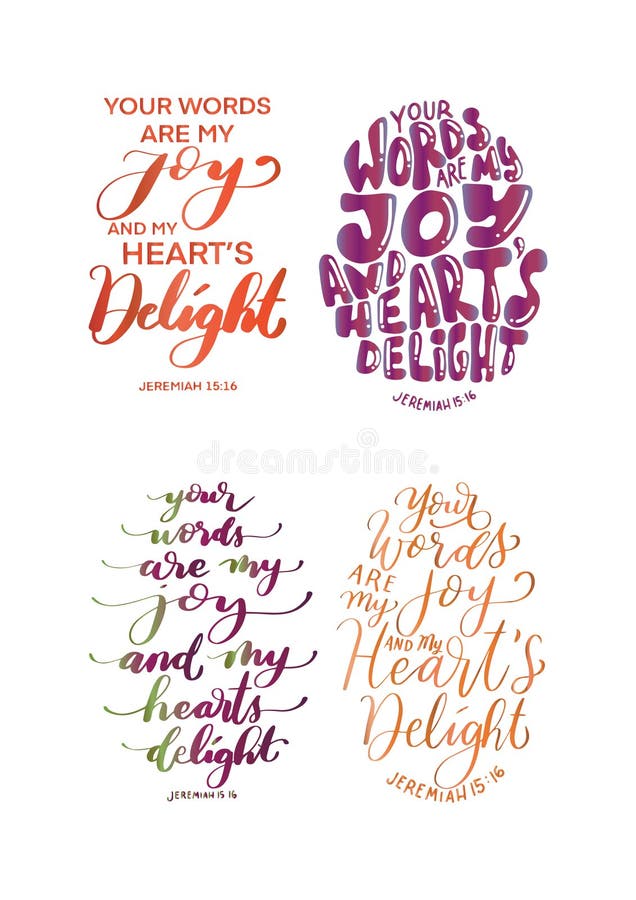 Your Words Are My Joy and My Heart's Delight {Tote Bag} Your Words Are My Joy and My Heart's Delight {Tote Bag}