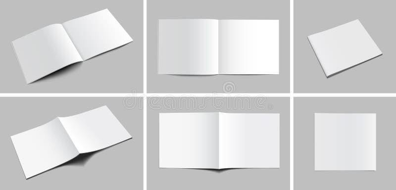 Set puści magazyny royalty ilustracja Set puści magazyny royalty ilustracja