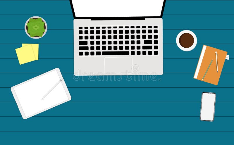 Set Płaska wektorowa projekt ilustracja nowożytny biznesowy biuro i workspace ilustracji Set Płaska wektorowa projekt ilustracja nowożytny biznesowy biuro i workspace ilustracji