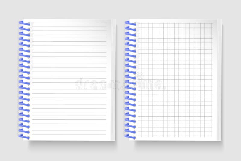 Blank realistic sketchbook isolated on white Vector Image