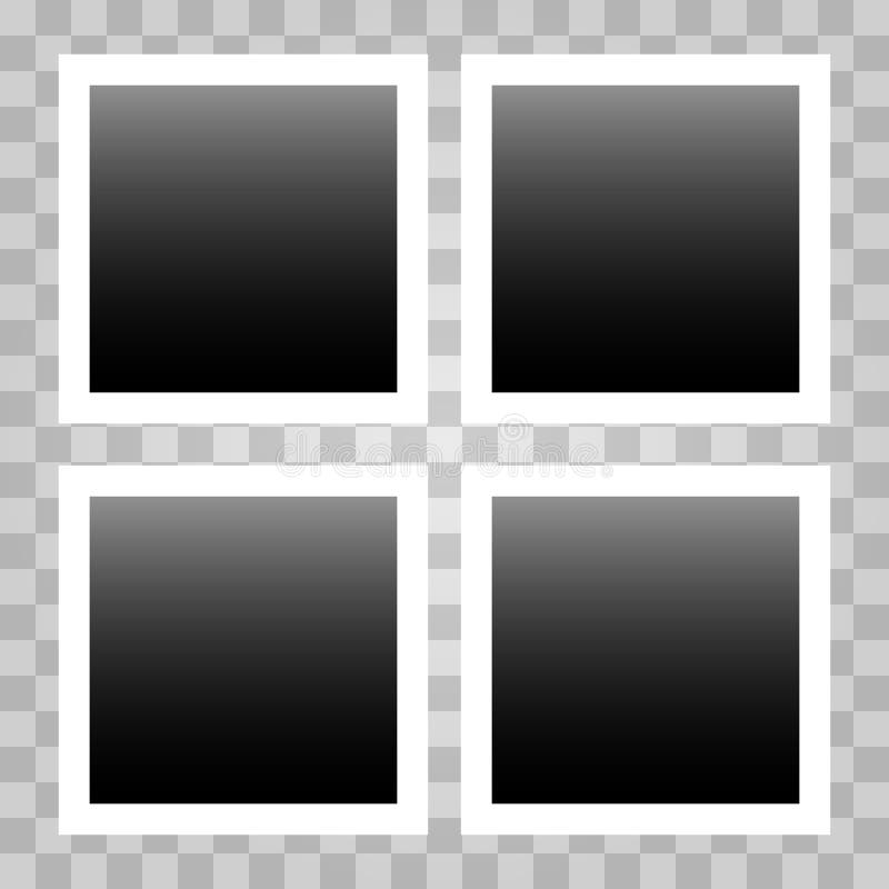 Frames photo collage. royalty free illustration