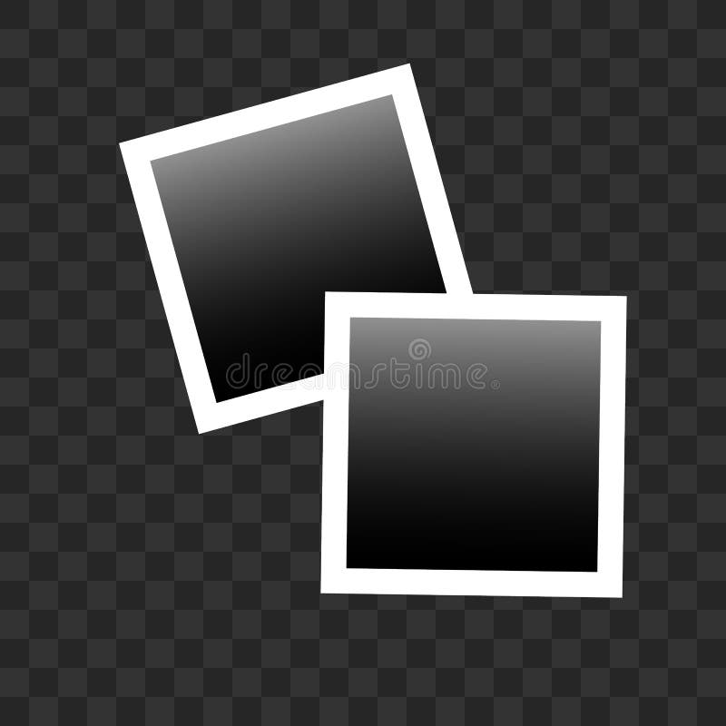 Frames photo collage. vector illustration