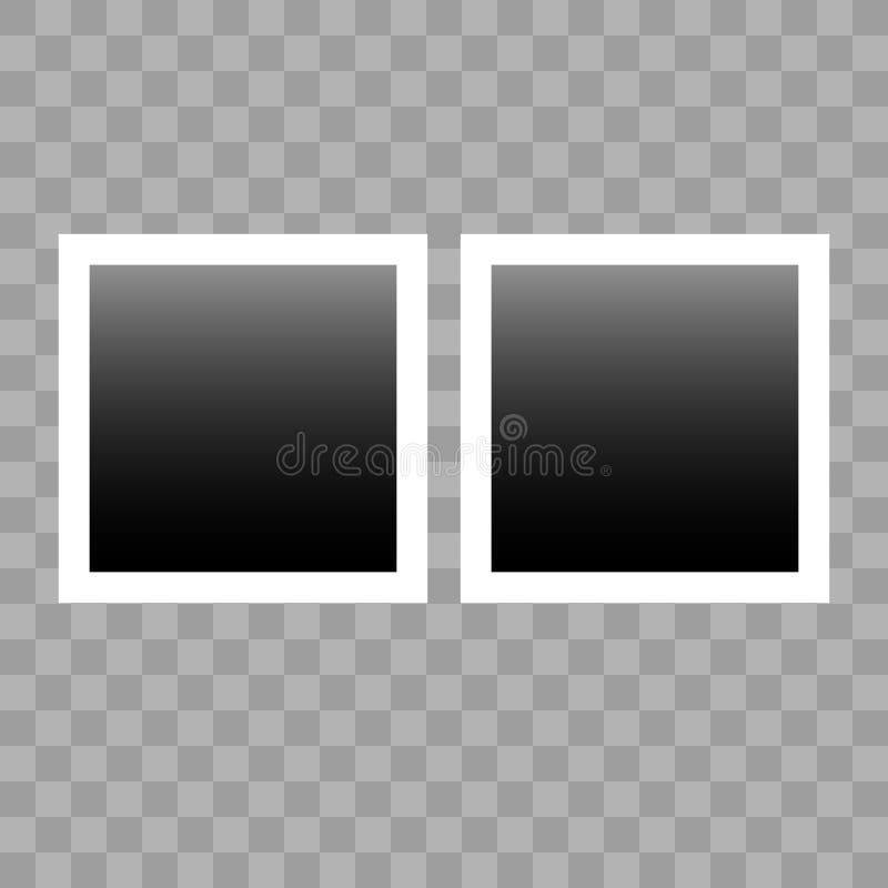 Frames photo collage. vector illustration