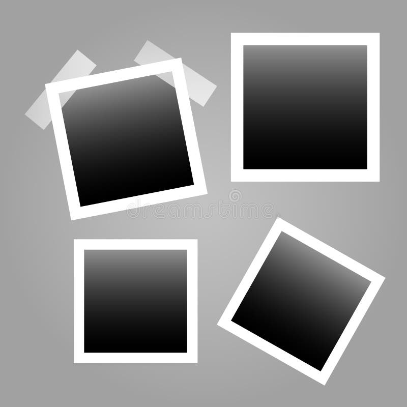 Frames photo collage. royalty free illustration