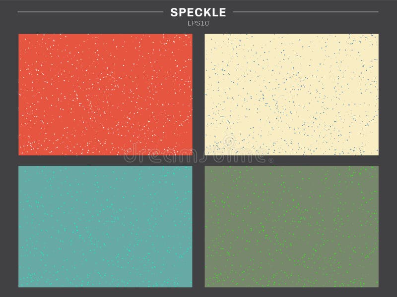 Set of retro color tone background speckle pattern texture