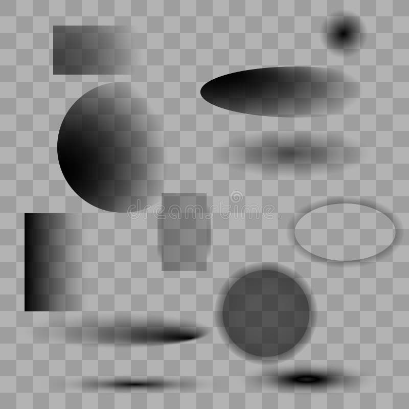 Square shadow effects royalty free illustration
