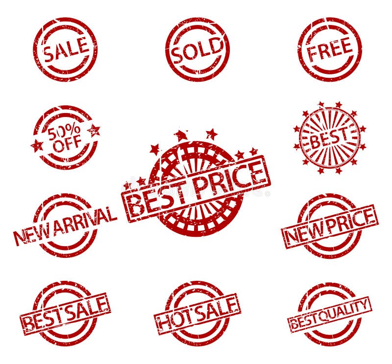 Set of Rubber Stamps sale stock vector. Illustration of organic 33517316