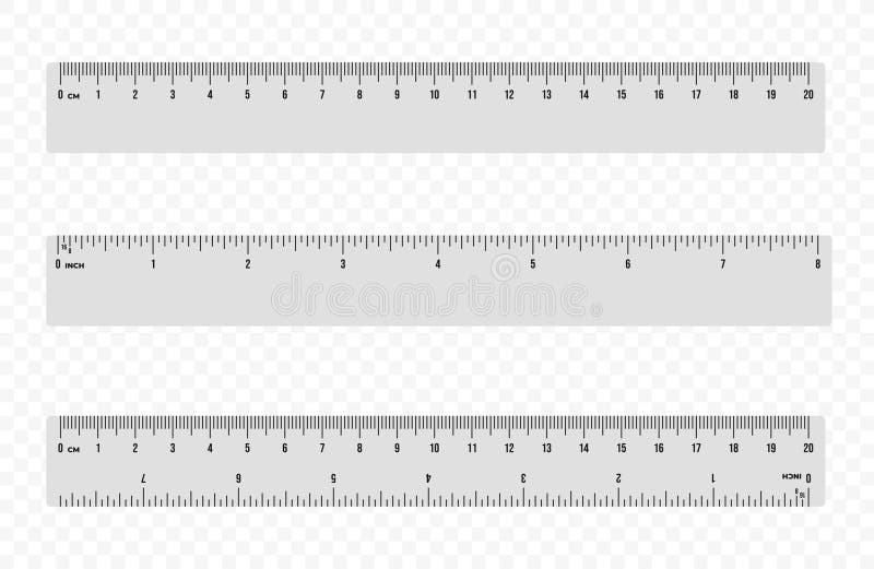 50cm Metric and Inch Tri-Scale Precision Drawing Paper Ruler