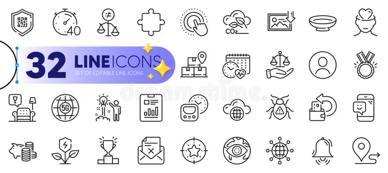 Set schiță de fotografii de descărcare a cronometrului și pictograme pentru linia de rezervă a numerarului. pentru aplicația web. royalty free illustration