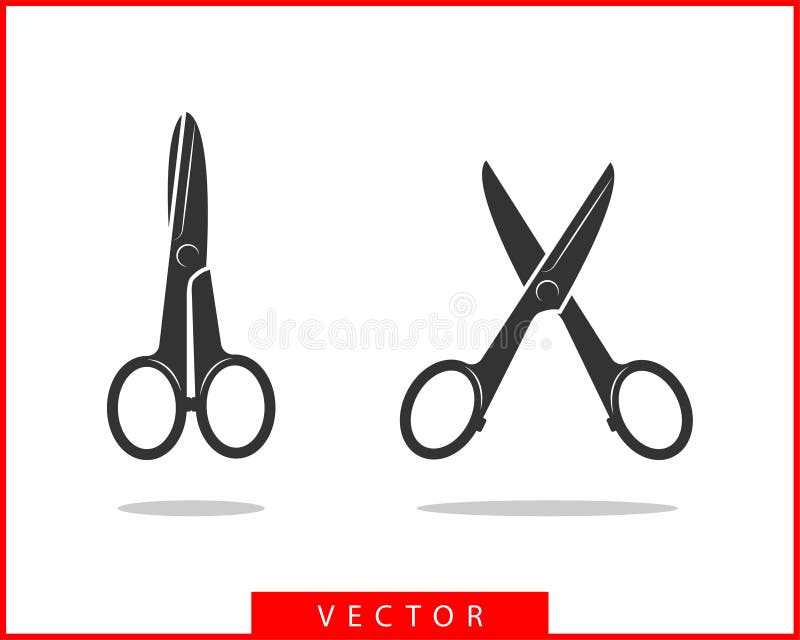Isolated scissor design Royalty Free Vector Image