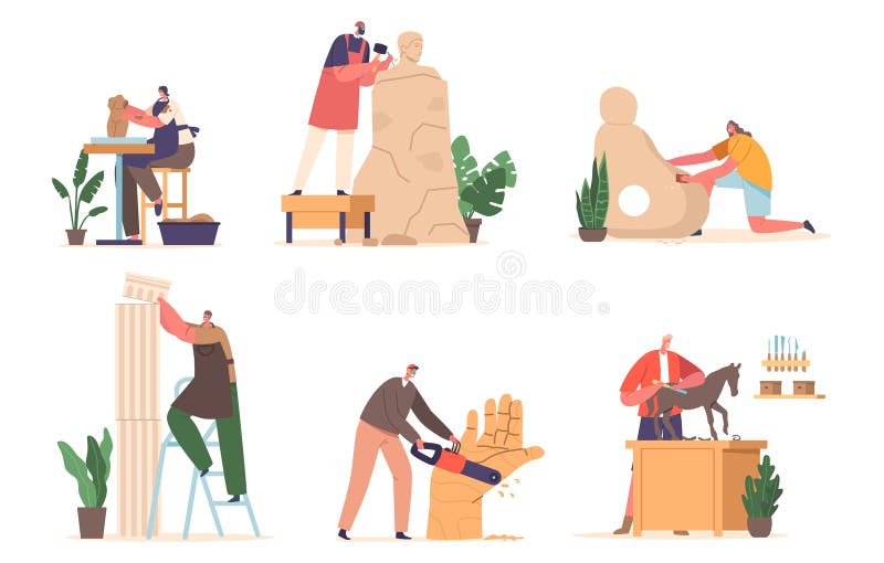 Sculptor Techniques Stock Illustrations 74 Sculptor Techniques Stock