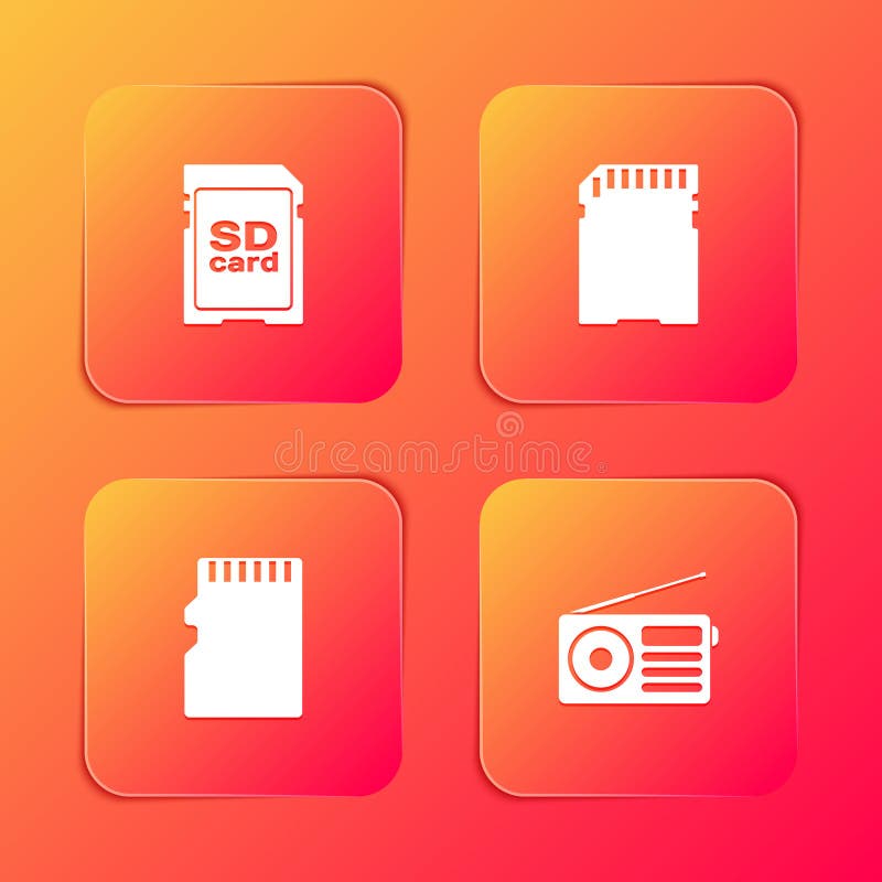 Micro sd memory card icon isolated on white Vector Image