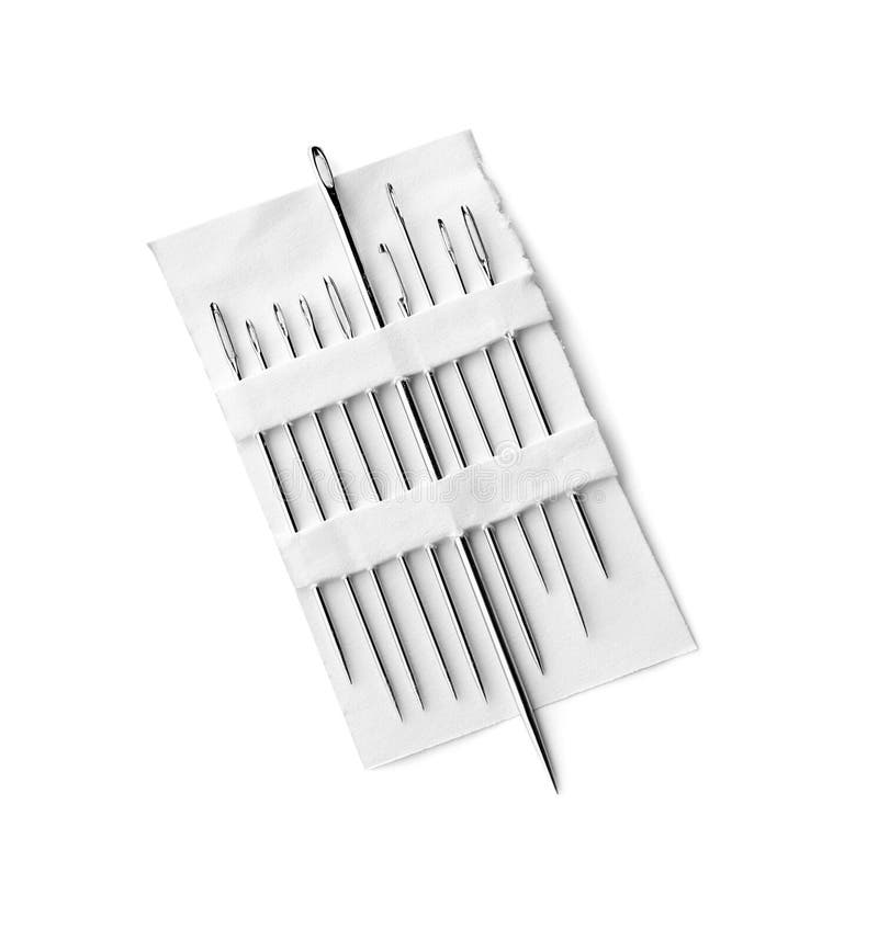 Sewing Needles and Red Thread Stock Photo Image of details, clothing