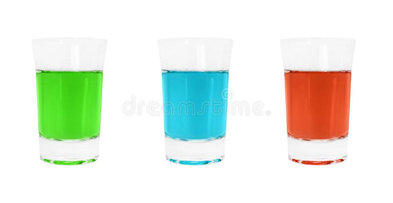 Glass with Green Absinthe. a Small Shot Glass with Green Liquid Stock Image  - Image of glass, drink: 124266747