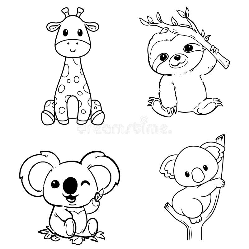 Set of Simple Black Line Stuffed Animal Icon Vector Illustration Stock Vector - Illustration of cheerful, childhood: 228158937 Set of Simple Black Line Stuffed Animal Icon Vector Illustration Stock Vector - Illustration of cheerful, childhood: 228158937