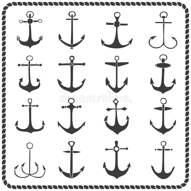 Nautical rope knots stock vector. Illustration of frame - 52341735