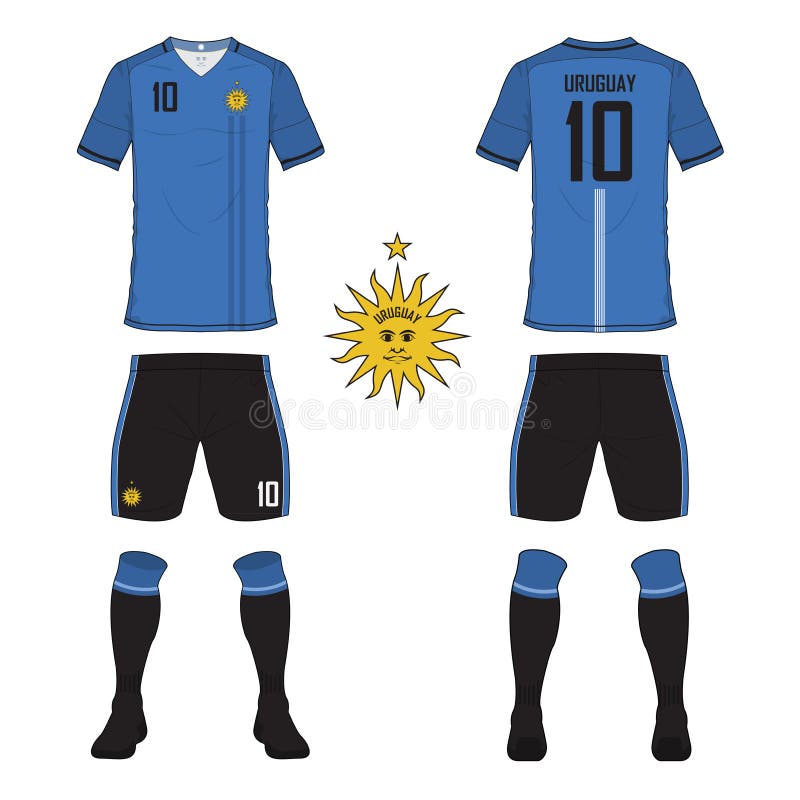 Premium Vector  Uruguay soccer jersey or football kit template