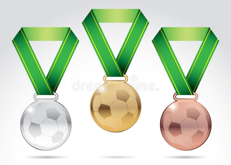 Soccer Medals 2 Bronze Soccer Team Medal Awards 