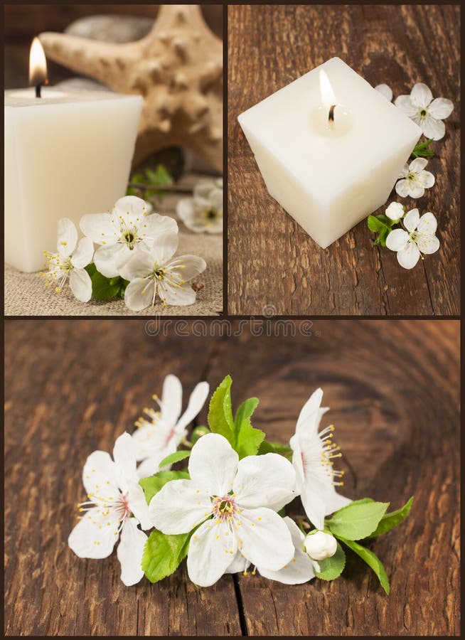 Set with spa still life royalty free stock images Set with spa still life royalty free stock images