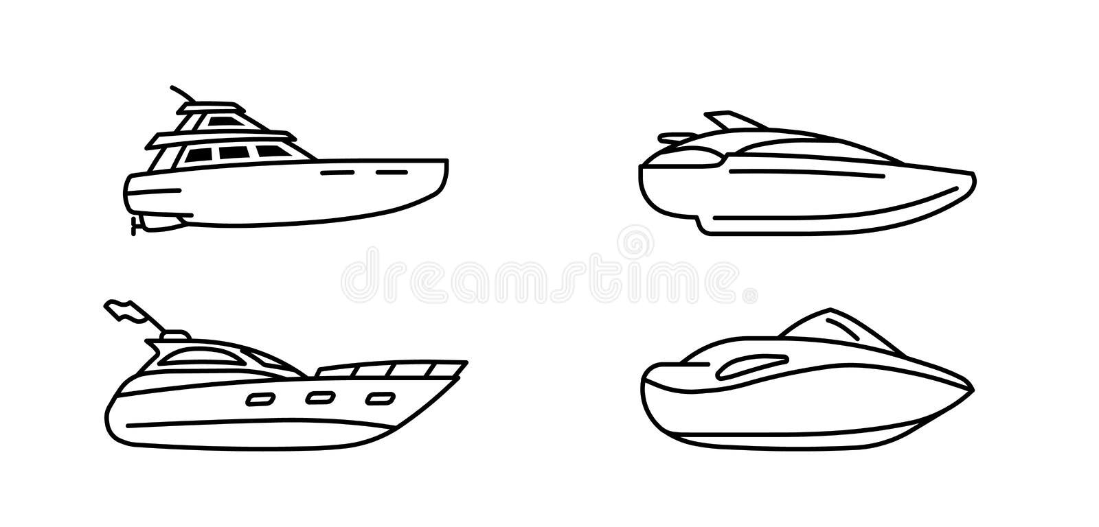 7,423 Speed Boat Drawing Images, Stock Photos, 3D objects, & Vectors