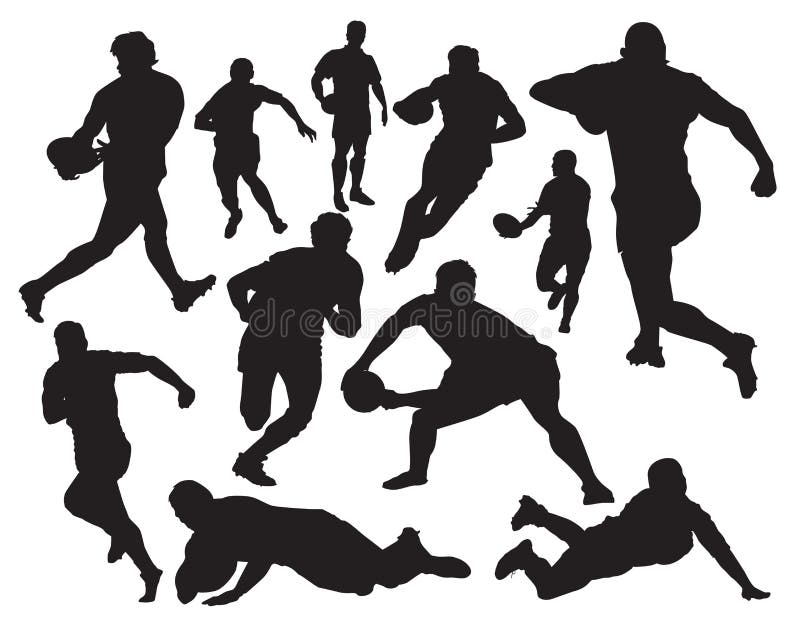 rugby player clipart black and white cross