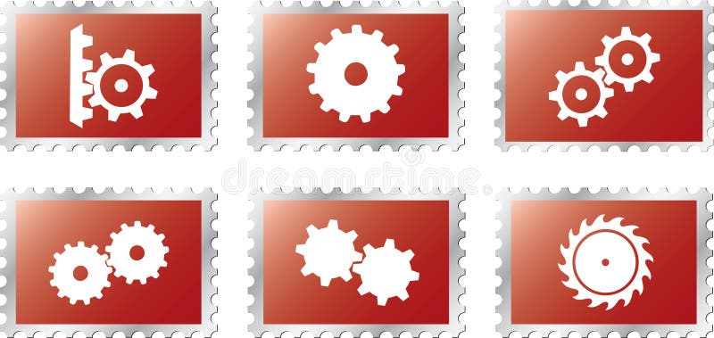 Set Of Gears For Unity Meaning Focus On Fronts Gear Of Pic On Isolated  Background Stock Photo, Picture and Royalty Free Image. Image 54600286.