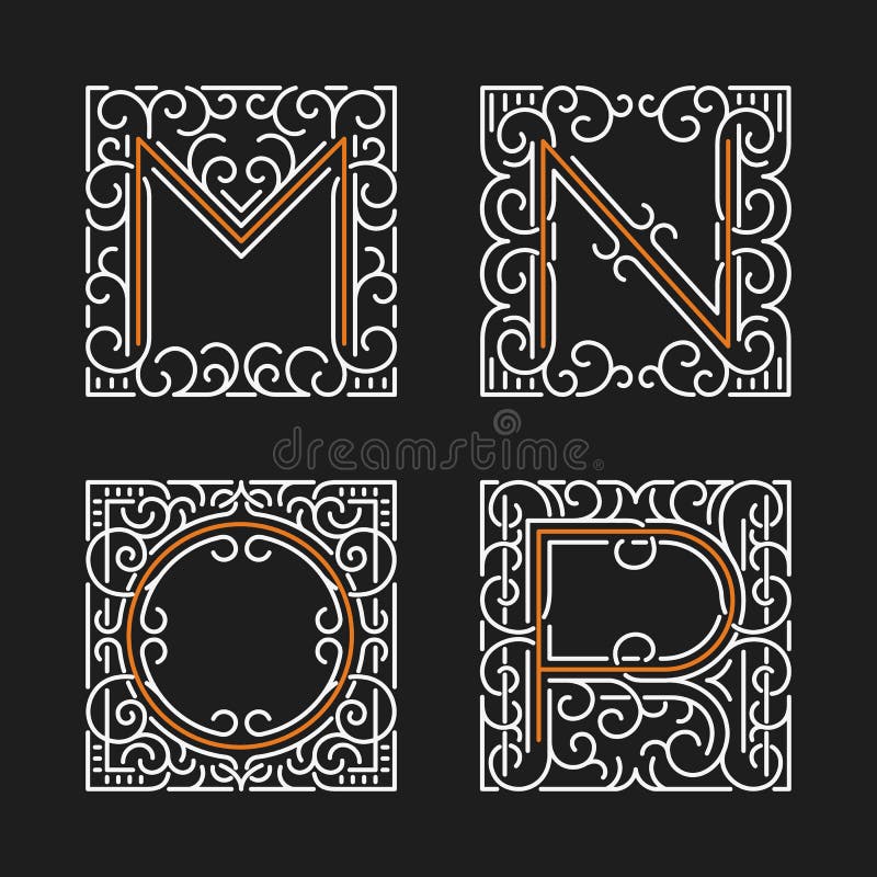 Letter M Monogram, Overlapping Line Mark MM Initials Royalty Free SVG,  Cliparts, Vectors, and Stock Illustration. Image 167394369.