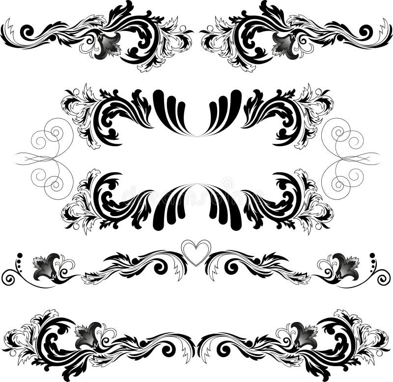 Set of symmetric ornaments 2