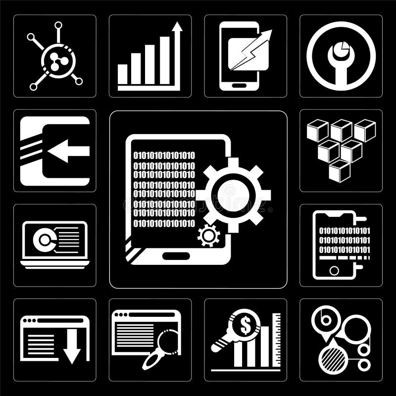 Set of Tablet Data Settings, Value Chart, Dollar Analysis Bars Chart