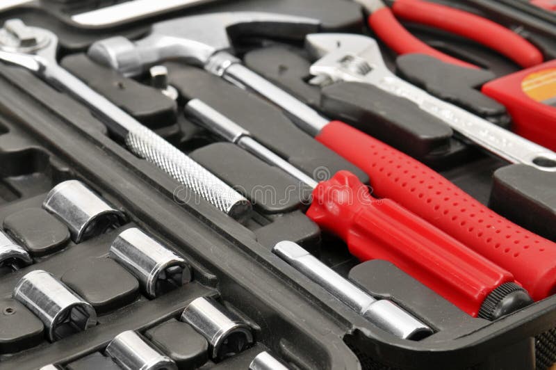 Set tools royalty free stock images