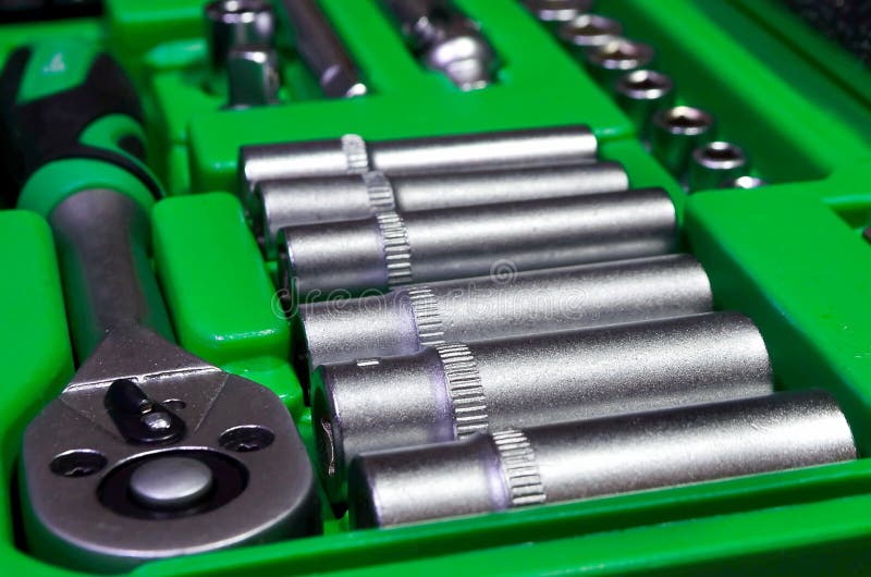 Set of tools for auto stock image. Image of combination 114767941
