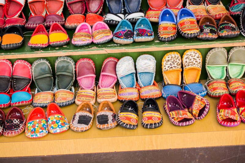 Set of Traditional Hand Made Shoes Stock Image Image of footwear
