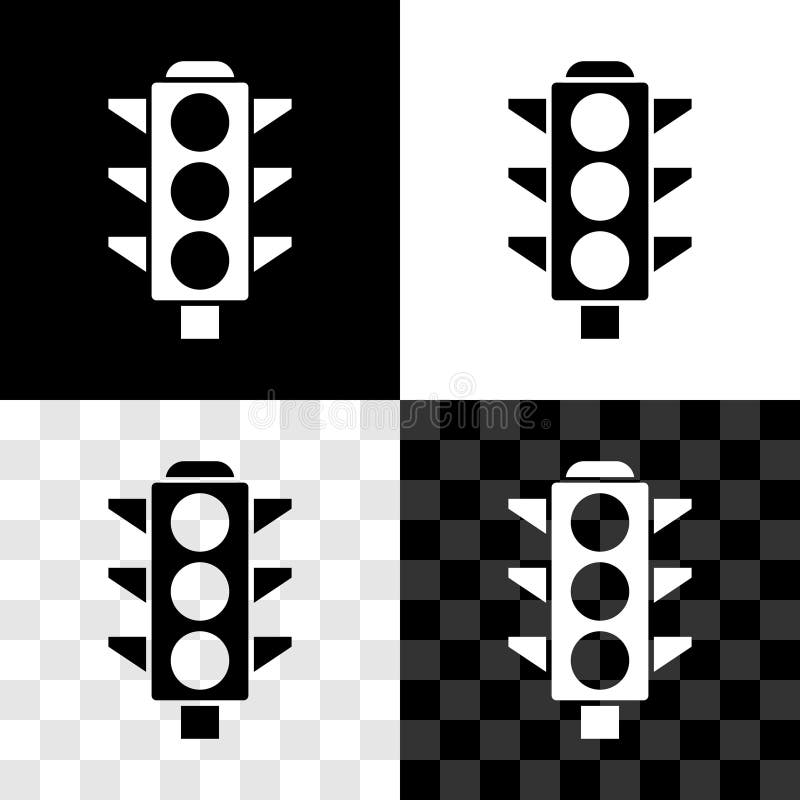 Traffic Light Black White Stock Illustrations 9,829 Traffic Light