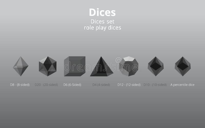 Rpg Dice Set Stock Illustrations 87 Rpg Dice Set Stock Illustrations Vectors Clipart Dreamstime