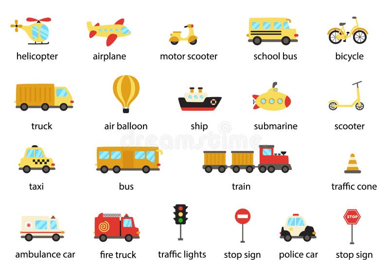 ENGLISH FOR KIDS: MEANS OF TRANSPORTATION