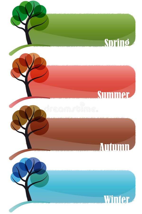 Set tree season banner