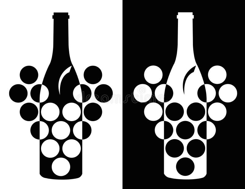 Set of wine symbol