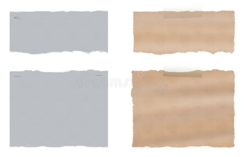 a set of two torn ripped paper stock image illustration of color 2250 43627557 a set of two torn ripped paper stock