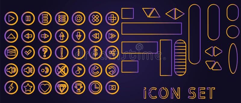 Game Menu Icons Stock Illustrations 2 175 Game Menu Icons Stock Illustrations Vectors Clipart Dreamstime