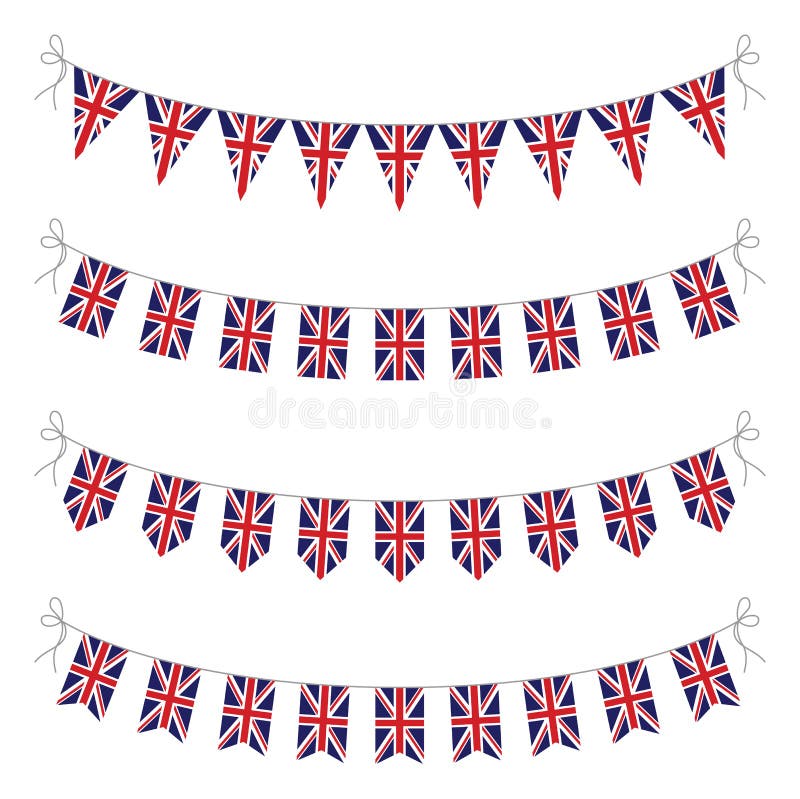 Set of uk bunting