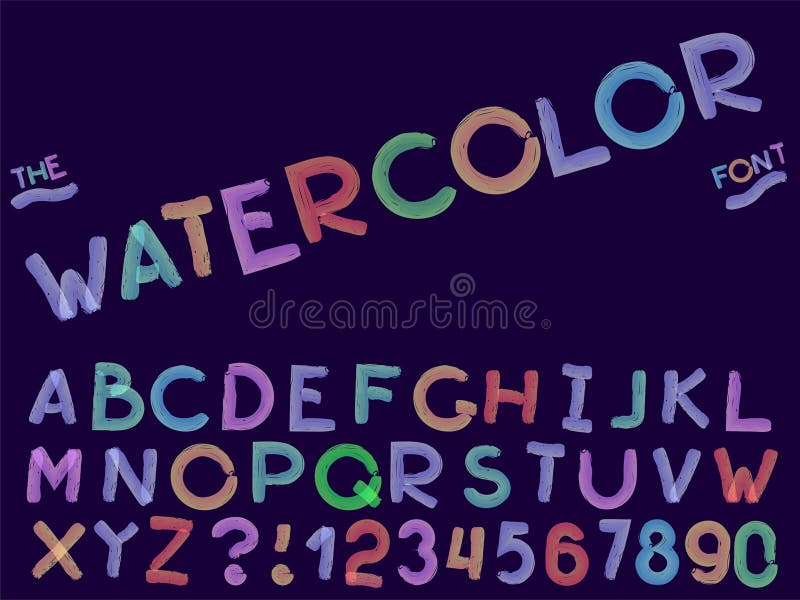 Set of vector abstract font and alphabet stock illustration Set of vector abstract font and alphabet stock illustration