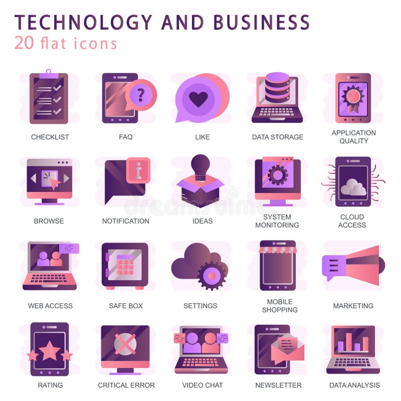 Set vector icons with elements for mobile concepts and web apps royalty free illustration Set vector icons with elements for mobile concepts and web apps royalty free illustration